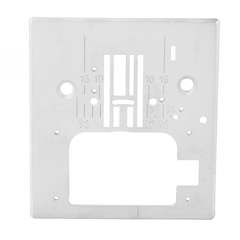 Sewing Machine Needle Plate 7.6x8.4cm Steel Needle Throat Plate for