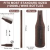 Wine Bottle Protector Sleeves by Honeycomb Paper,16 Set Reusable Glass