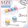 Taiyin 3 Pcs Decompression Toys Keyboard Clicker Toy Keyboard Cube
