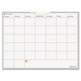 WallMates Self-Adhesive Dry Erase Monthly Planning Surface, 24 x 18