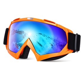 Adult Snow Ski Goggles, Snowboard Goggles for Youth, Teens, Men & Women, Wide View Snowmobile Goggles