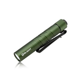 OLIGHT I3T 2 EOS Mini Torcia LED 200 Lumen 62m Range, Piccola Torcia Portachiavi con Interruttore di Shiusura, Luce Portatile Impermeabile IPX8, per il Campeggio all'aperto (Verde)