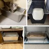 EGMEHOAD Stainless Steel Litter Box,XXL Metal Cat Litter Box for