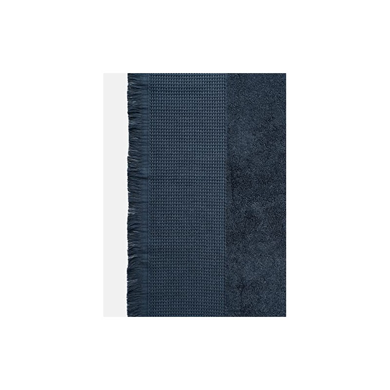 Linen House Aria Cotton/Bamboo Slate Hand Towel - 550 GSM