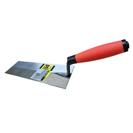 Builders Bucket Trowel 7" 175mm Soft Grip Tempered Steel DIY Plastering Rendering Bricklaying trowel | Pointing Trowel Cement Tiling Gauging Trowel