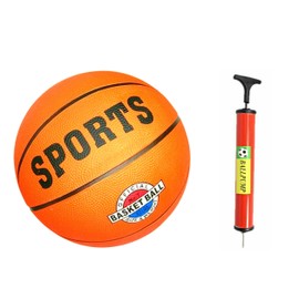 AL-FAHMI BASKETBALL SIZE 7 INDOOR/OUTDOOR GAME ADULT BOYS GIRLS BASKETBALL ONLY/BASKETBALL+PUMP (SIZE 7 BALL WITH PUMP)