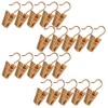 20 Pack Small Heavy-Duty Hook Clip Set Metal Curtain Hangers