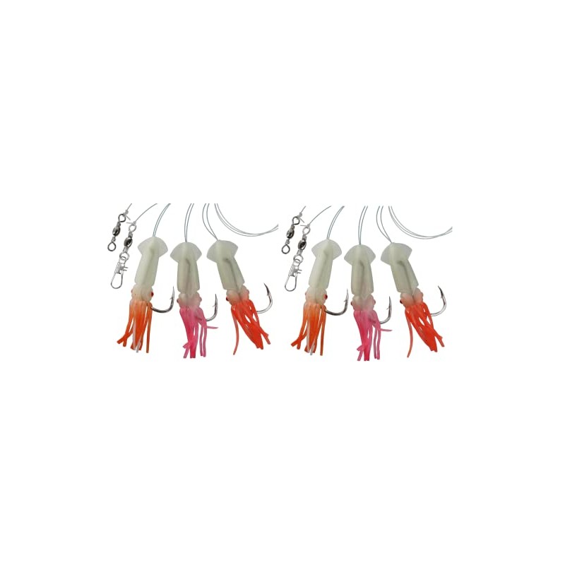 Set of 2 cod leaders by Dega by Jenzi rubber