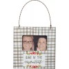 PBK ~ www.intheberrypatch.com Wood Ornament~Mini Picture Frame Sign~"Live In The