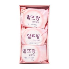 Altrang Original 140G 3-pack Hard Soap Good Scent Altrang Pink 3-pack / 알뜨랑 오리지널 140G 3개입 단단한 비누 좋은향 알뜨랑 핑크 3개입
