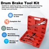 RYANSTAR RACING Automobile Drum Brake Tool Set (8-Piece Set), Brake