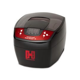 Hornady Lock-N-Load Sonic Cleaner 2L, 110V, 043320 - Premium Way to Clean Gun Parts & Bullet Casings - 80 Watt Heated Ultrasonic Cleaner Helps Remove Built-Up Carbon Residue with High Frequency Energy