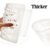 Alphabet Painting 4 PCS Assorted Styles Plastic Number and Letter