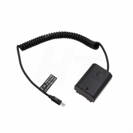 HangTon PD USB C 9V zu NP-FZ100 Dummy Akku für Sony Alpha A7CR A7CII A7C A9II A6700 ZV-E1 A7RIV A1 A7RV A7SIII FX30 FX3 A7IV A7III A6600 A7RIII A7s A9 A9R A9S Kamera