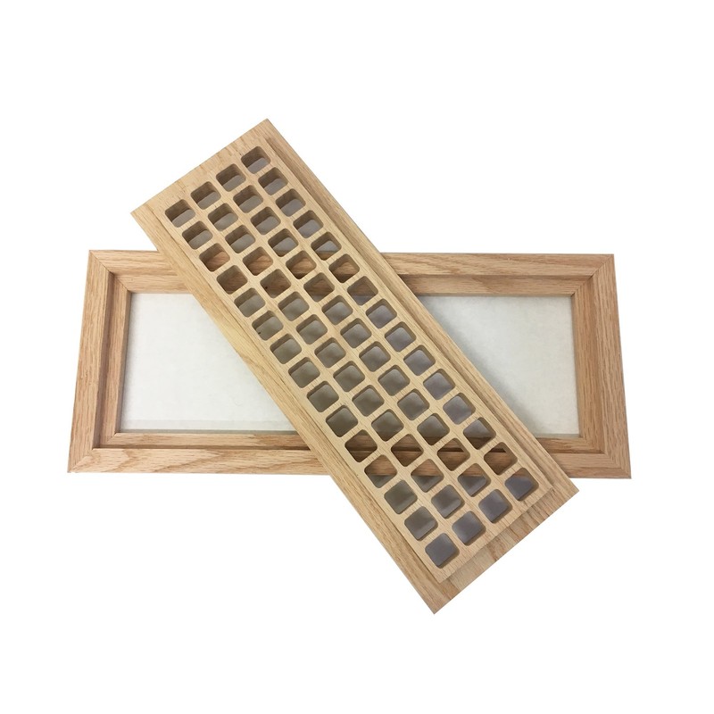 4 Inch x 14 Inch Red Oak Hardwood Vent Floor