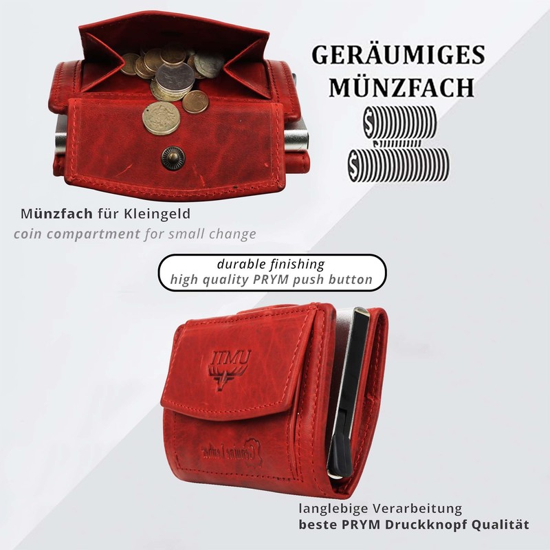 Slim Wallet with Coin Compartment & RFID Protection 24 (12A)