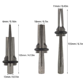 15 Packs 5/8 inch Stone Splitter, Wedge and Feather Shims, Concrete Rock Stone Splitter Hand Tools, by GENHAKON.