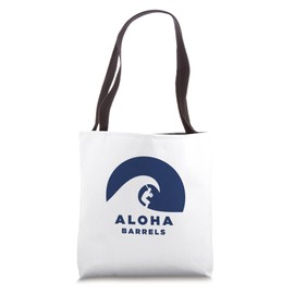 Aloha Barrels Dark Blue Logo Tote Bag