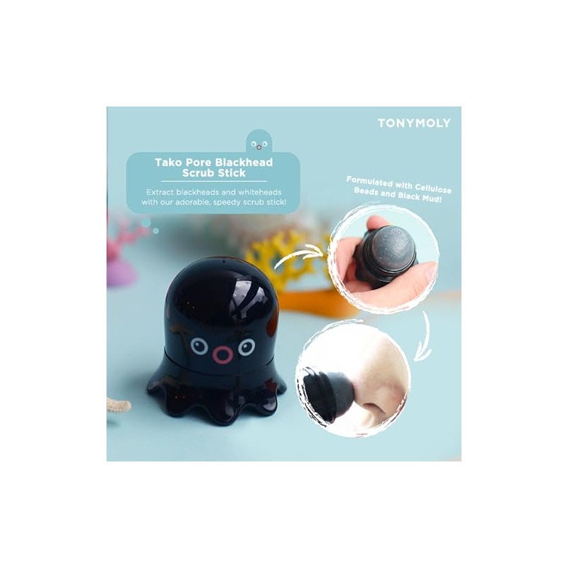 TONYMOLY Tako Pore Blackhead Scrub Stick