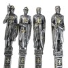 Set of 12 Medieval Crusader Templar Knights Of The Cross