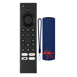 Compatible with Toshiba Smart tv Remote, Compatible with Insignia tv Remote Control. No Setup Needed (Excludes Voice Function) (Not for F. Stick.) Free Blue Cover.