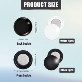 10 Pairs Magnetic Race Bib Clips, Marathon Race Number Buckle Running Bib Magnets Racing Bib Fixing Clips Bib Snaps Bib Pins for Runners Field Triathlon Cycling Competition