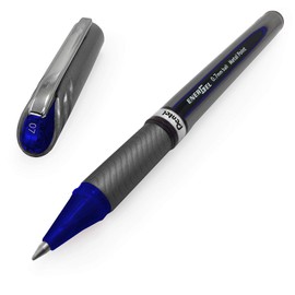 Pentel Energel BL27 Liquid Gel Ink Rollerball Pen - 0.7mm Metal Tip - Blue Ink - 5 Pack