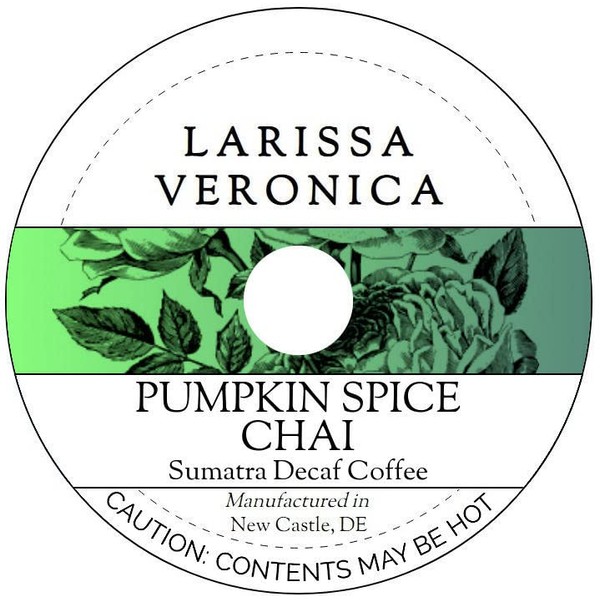 Pumpkin Spice Chai Sumatra Decaf Coffee (Single Serve K-Cup Pods)