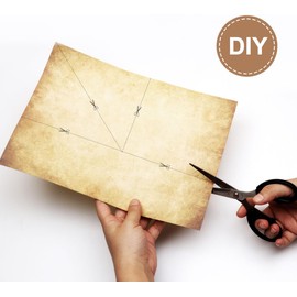 Zhenghebuy Vintage Paper Envelopes, Writing Paper Set, 24 Pieces Vintage Kraft Paper Envelopes with 8 Kraft Paper Envelopes, 8 Writing Paper and 8 Wax Seal Stickers Love Letter for Wedding, Birthday