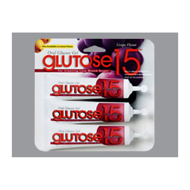 GLUTOSE 15 GRAPE GEL 3X37.5GM PADDOCK dextrose ORAL GEL (GRAM)