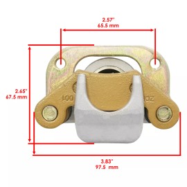 Caltric Front Left Right Brake Caliper W/ Pad For Polaris Trail Boss 325 2000