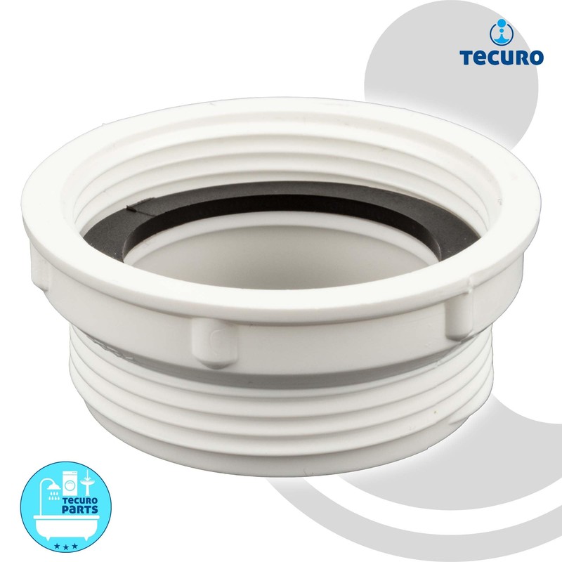 Tecuro Height Compensation Joint Adapter for Siphon Outlet 1 1/2