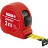 SOLA Compact Roll Tape Measure 3 m with EC Certification