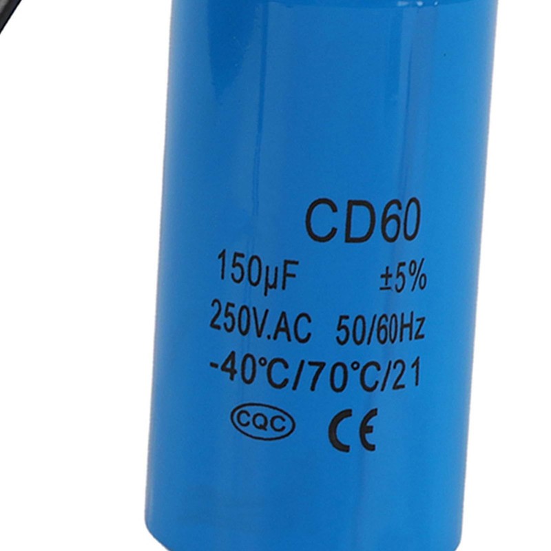 CD60 Capacitor Universal Microfarad Start Run Motor Capacitor with 250V