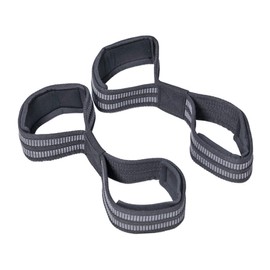 SUPVOX 2pcs Figure Eight Weightlifting Wrist Support Belt for Deadlifts Exercise Strength Training Comfortable