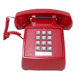 Cortelco 250047-VBA-20MD Desk ValueLine RED