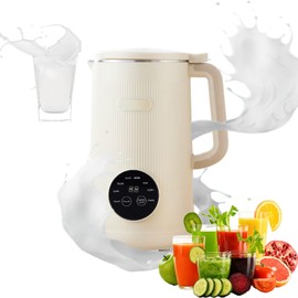 35oz Automatic Nut Milk Maker, Nut Milk Maker, Baby Food Processor with with 10 Blades for Food, Fruit, Vegatable, Meat (white)