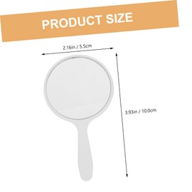 Ipetboom 25pcs Handheld Makeup Handle Round Compact for Women for Quick Touch-ups