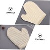 Minkissy 2pcs Sturdy Woven Scrub Gloves Shower Exfoliating Mitts for