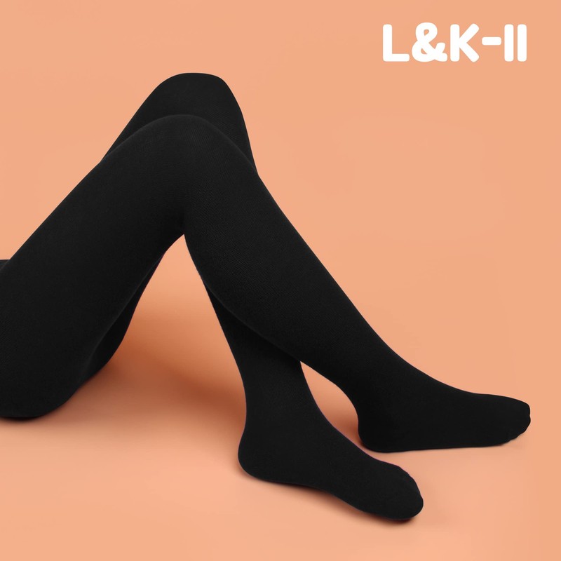 L&K-II 2710 Children's Knitted Tights for Girls/Boys, Multi-Colour - 122-128