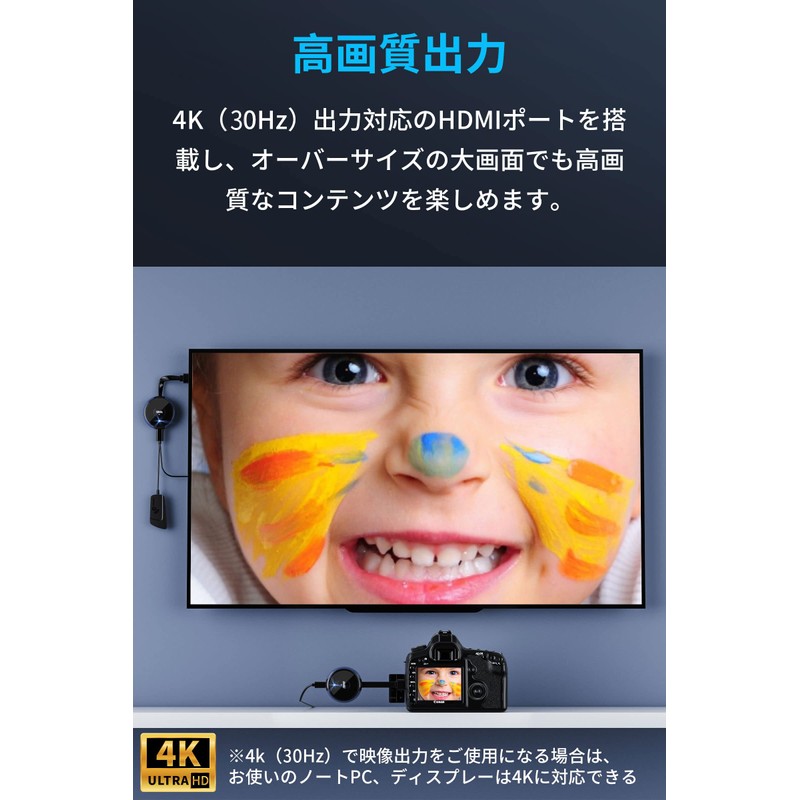 AIMIBO Wireless HDMI Transmitting and Receiving, 2 x Transmitter +