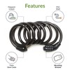 Combination Bike Lock Bicycle Locks High Security 4 Digit Motorbike