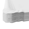 Miamex 20 White Paper Plates - Pastry / Appetizer /