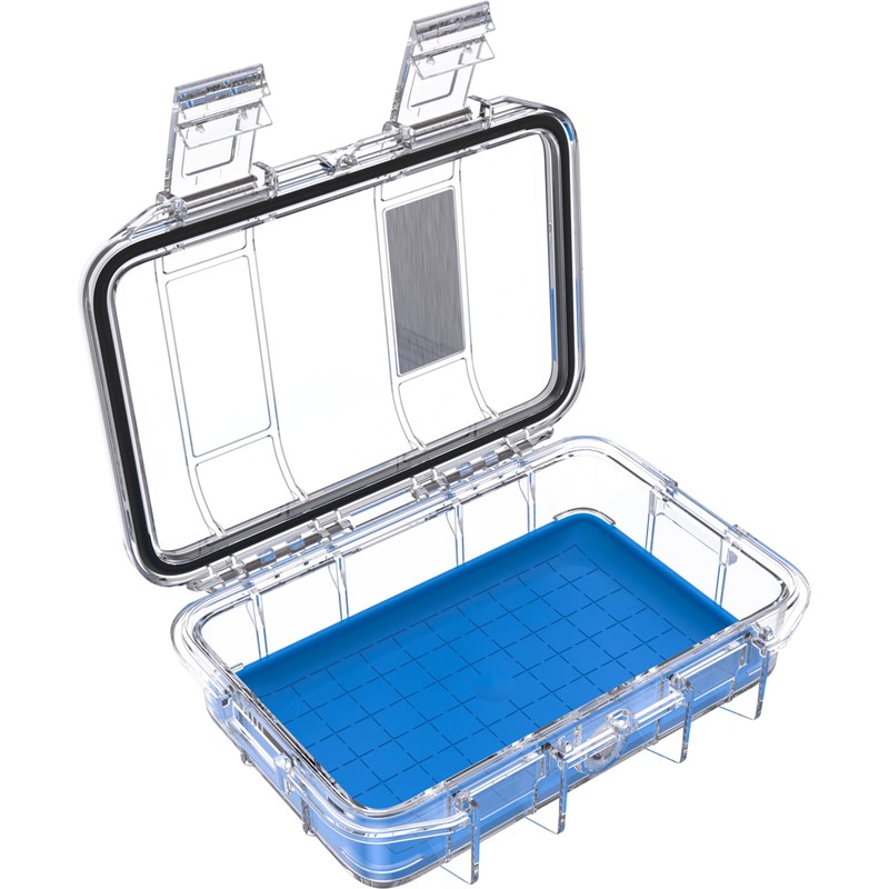 Pelican M40 Micro Case (Blue/Clear)