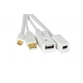 Dr. Bott® Mini DisplayPort Extension Pro v2, Verlängerung mit USB, 3 m