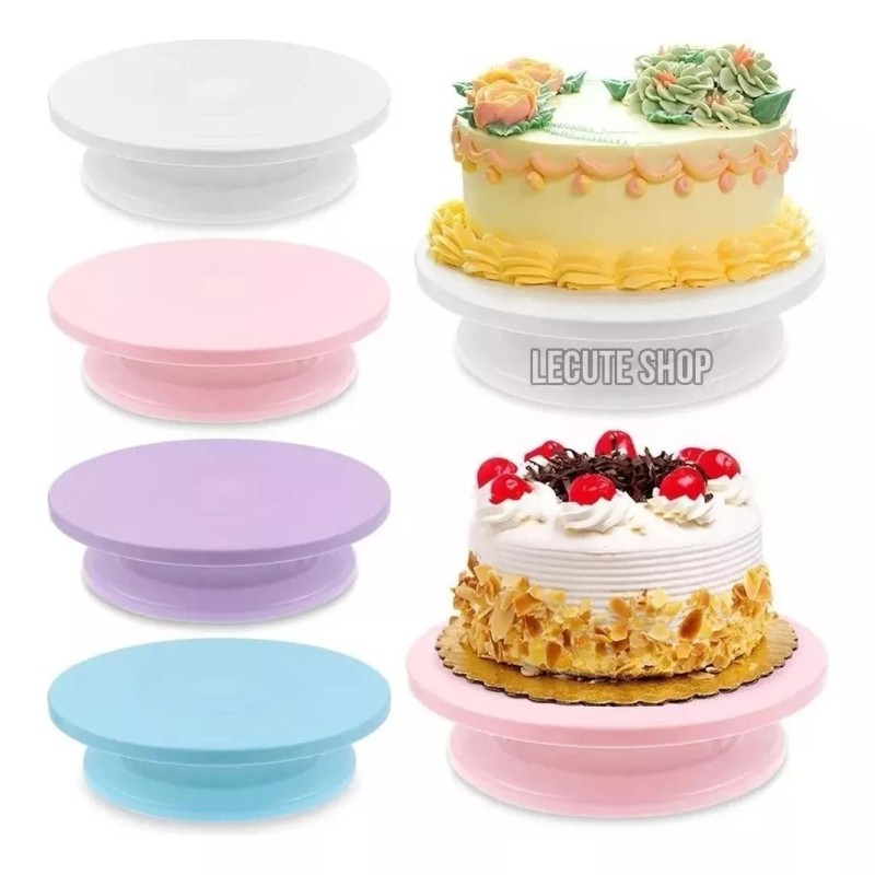 SM Base Giratoria Para Decorar Pasteles Reposteria