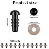 5mm Safety Eyes for Crocheting, 300 Pcs Plastic Eyes for