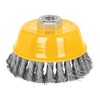 Pretul CT-610P, Carda copa 4" alambre trenzado fino eje 5/8"