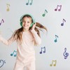 Stickerscape Watercolour Musical Notes Wall Sticker Pack | Perfect for