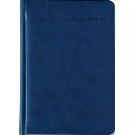 Tucson Weekly Planner Blue 2024 - Office Calendar A5 - Chef Timer - Blue - 1 Week 2 Pages - 128 Pages - Tucson Cover - Alpha Edition